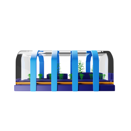 Centro de investigación de plantas  3D Icon