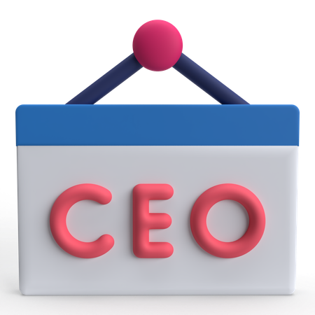 CEO  3D Icon