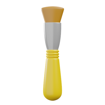 Cepillo cosmético  3D Icon