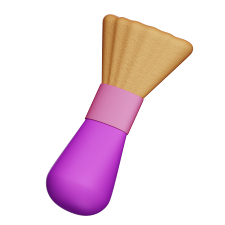 Cepillo cosmético  3D Icon