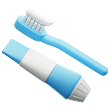 Cepillo de dientes  3D Icon