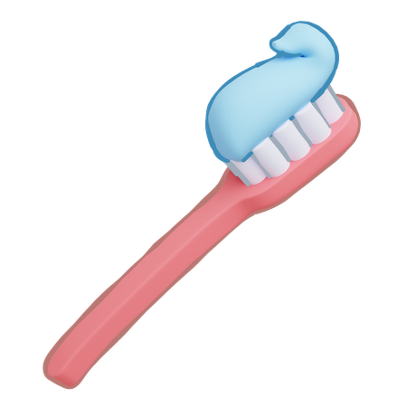 Cepillo de dientes  3D Icon