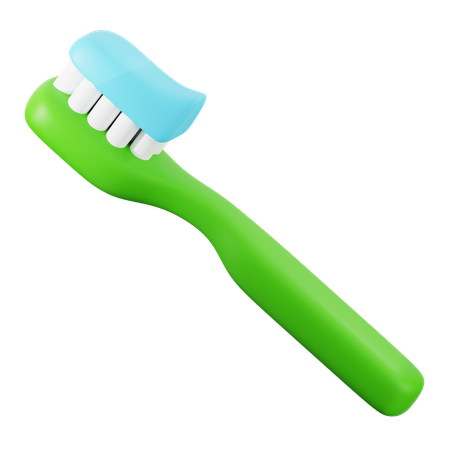 Cepillo de dientes  3D Icon