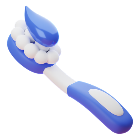 Cepillo de dientes  3D Icon
