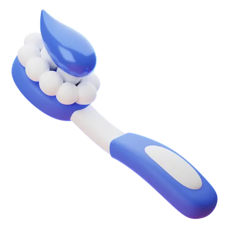 Cepillo de dientes  3D Icon