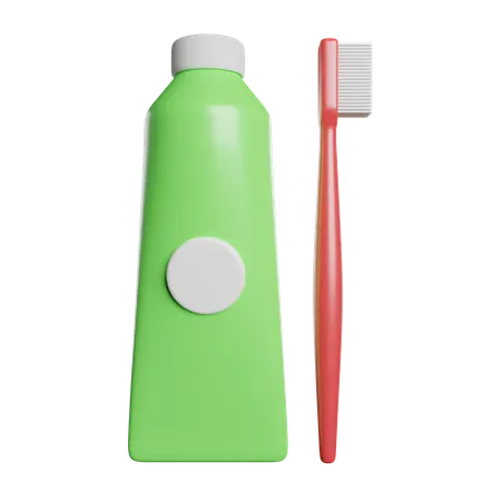 Cepillo de dientes  3D Icon