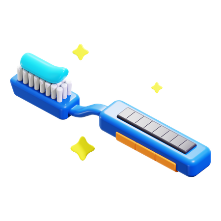 Cepillo de dientes  3D Icon