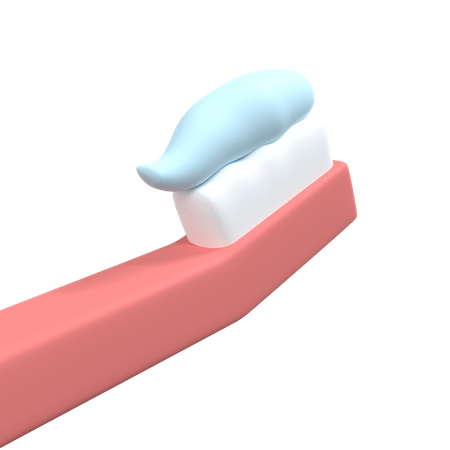 Cepillo de dientes  3D Icon