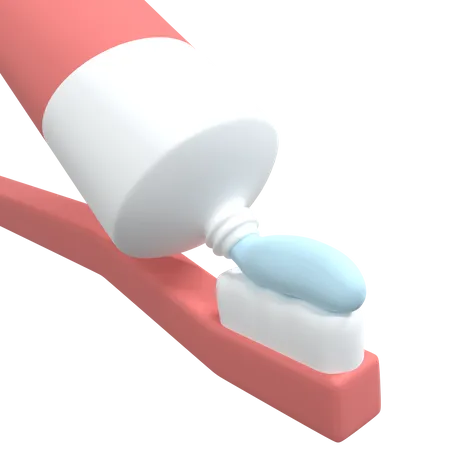 Cepillo de dientes  3D Icon
