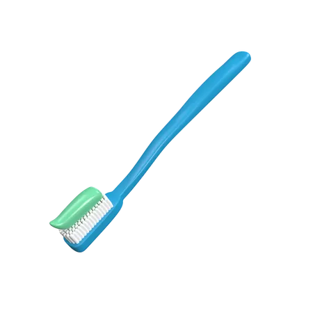 Cepillo de dientes con pasta  3D Icon