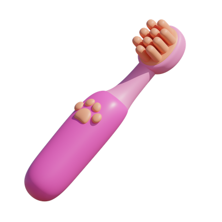 Cepillo de dientes para mascotas  3D Icon