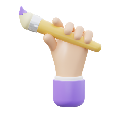 Cepillo de mano  3D Icon