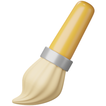 Cepillo de pintura  3D Icon