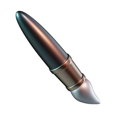 Cepillo de pintura  3D Icon