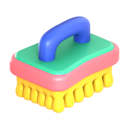 Cepillo para fregar  3D Icon