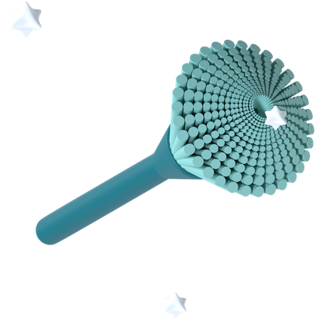 Cepillo de polvo  3D Icon
