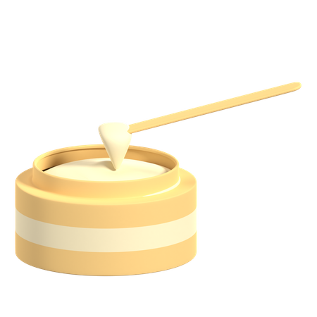 Creme de cera  3D Illustration