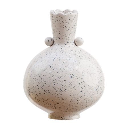 Ceramic Flower Vase  3D Icon