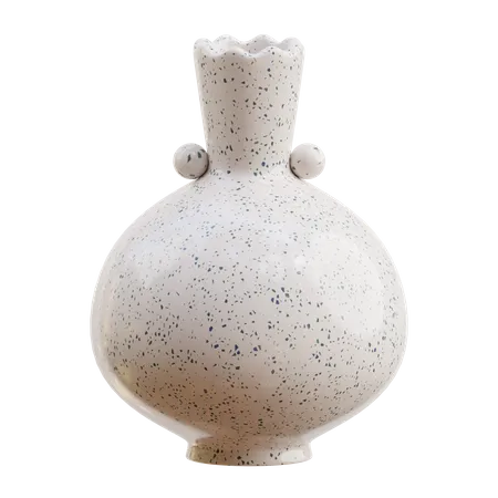 Ceramic Flower Vase  3D Icon