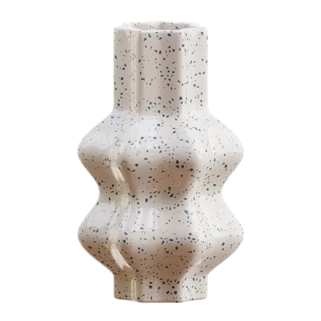 Ceramic Flower Vase  3D Icon