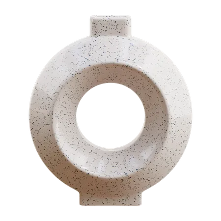 Ceramic Flower Vase  3D Icon