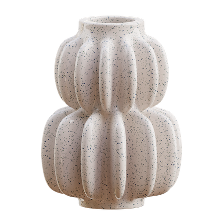 Ceramic Flower Vase  3D Icon