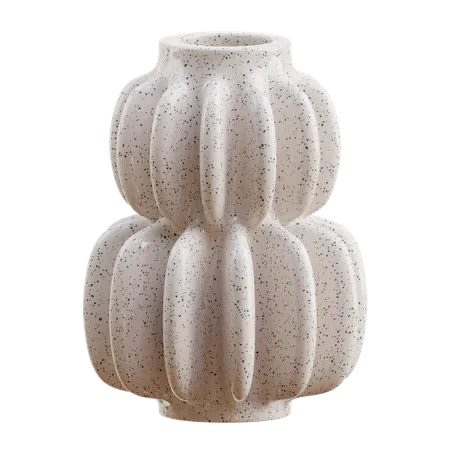 Ceramic Flower Vase  3D Icon