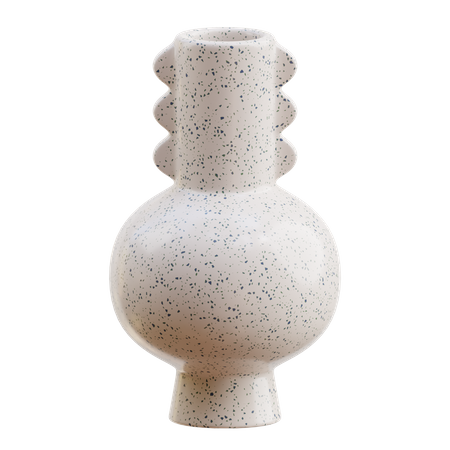 Ceramic Flower Vase  3D Icon