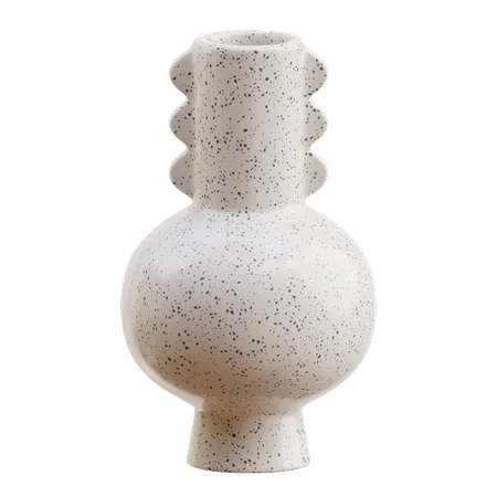 Ceramic Flower Vase  3D Icon