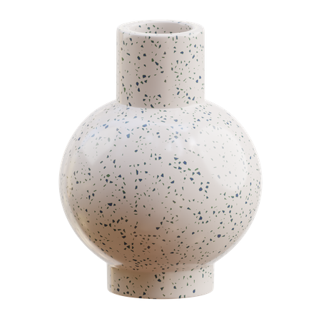 Ceramic Flower Vase  3D Icon