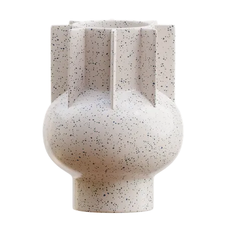 Ceramic Flower Vase  3D Icon