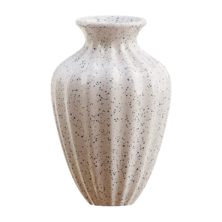 Ceramic Flower Vase 3D Icon