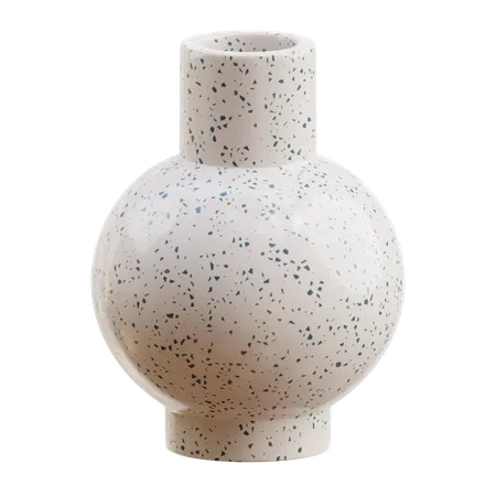 Ceramic Flower Vase  3D Icon