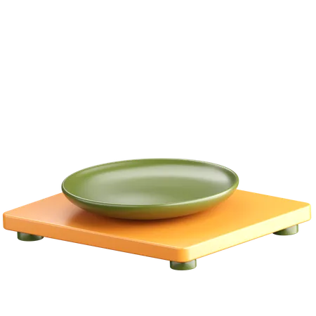 Ceramic Plate  3D Icon