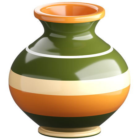 Ceramic Pot  3D Icon