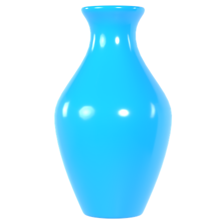 Ceramic Vase  3D Illustration