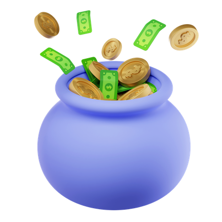 Cerâmica monetária  3D Icon