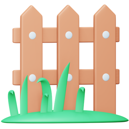 Cerca de Jardim  3D Icon