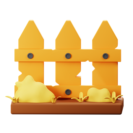 Cerca de Jardim  3D Icon