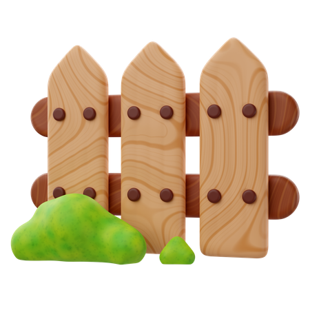 Cerca de Jardim  3D Icon