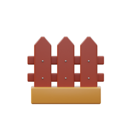Cerca de jardinagem  3D Icon