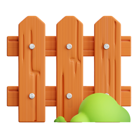 Cerca de jardinagem  3D Icon