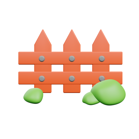 Cerca de jardinagem  3D Icon