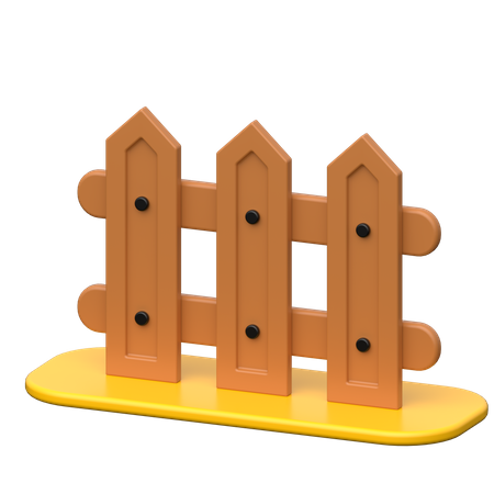 Cerca de jardinagem  3D Icon