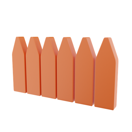 Cerca de jardinagem  3D Icon