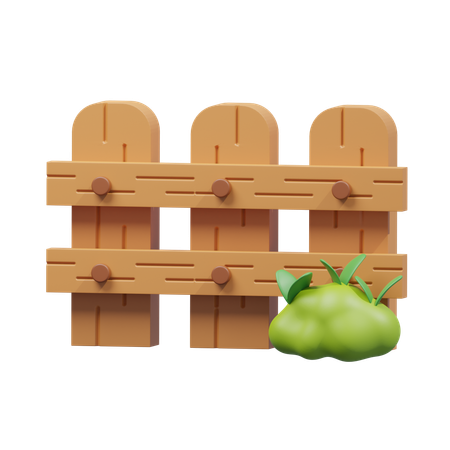 Cerca de jardinagem  3D Icon