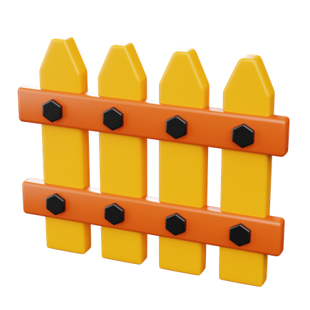 Cerca de madeira  3D Icon