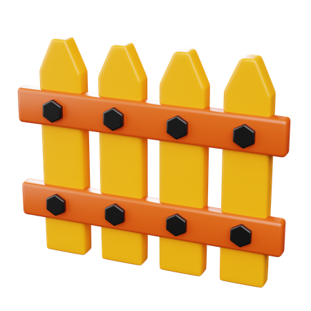 Cerca de madeira  3D Icon