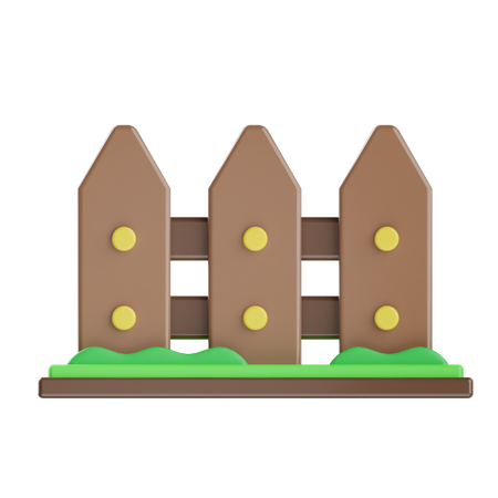 Cerca de madeira  3D Icon