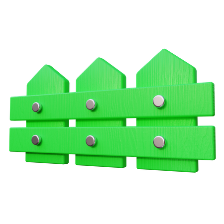 Cerca de madeira  3D Icon